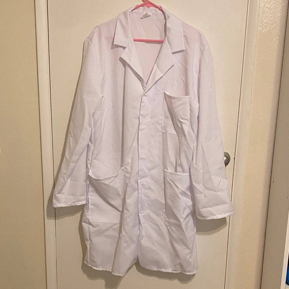 Dress Up Lab Coat - Doctor Adult Lab Coat Costume - Unisex Lightweight Lab Coats - Picture 2 of 9